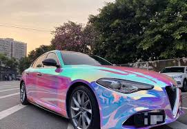 Rainbow Car Wrap